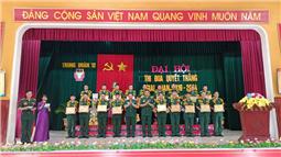 Trung đoàn 12 tổ chức Đại hội Thi đua Quyết thắng giai đoạn 2019 - 2024